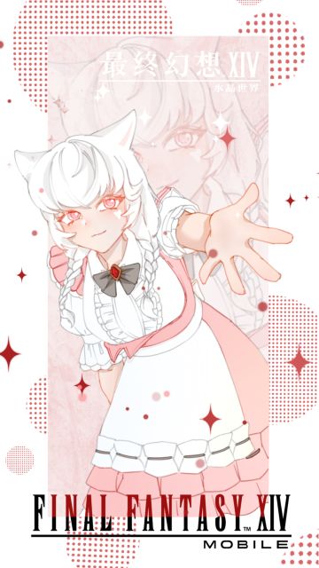 画了猫娘壁纸~！