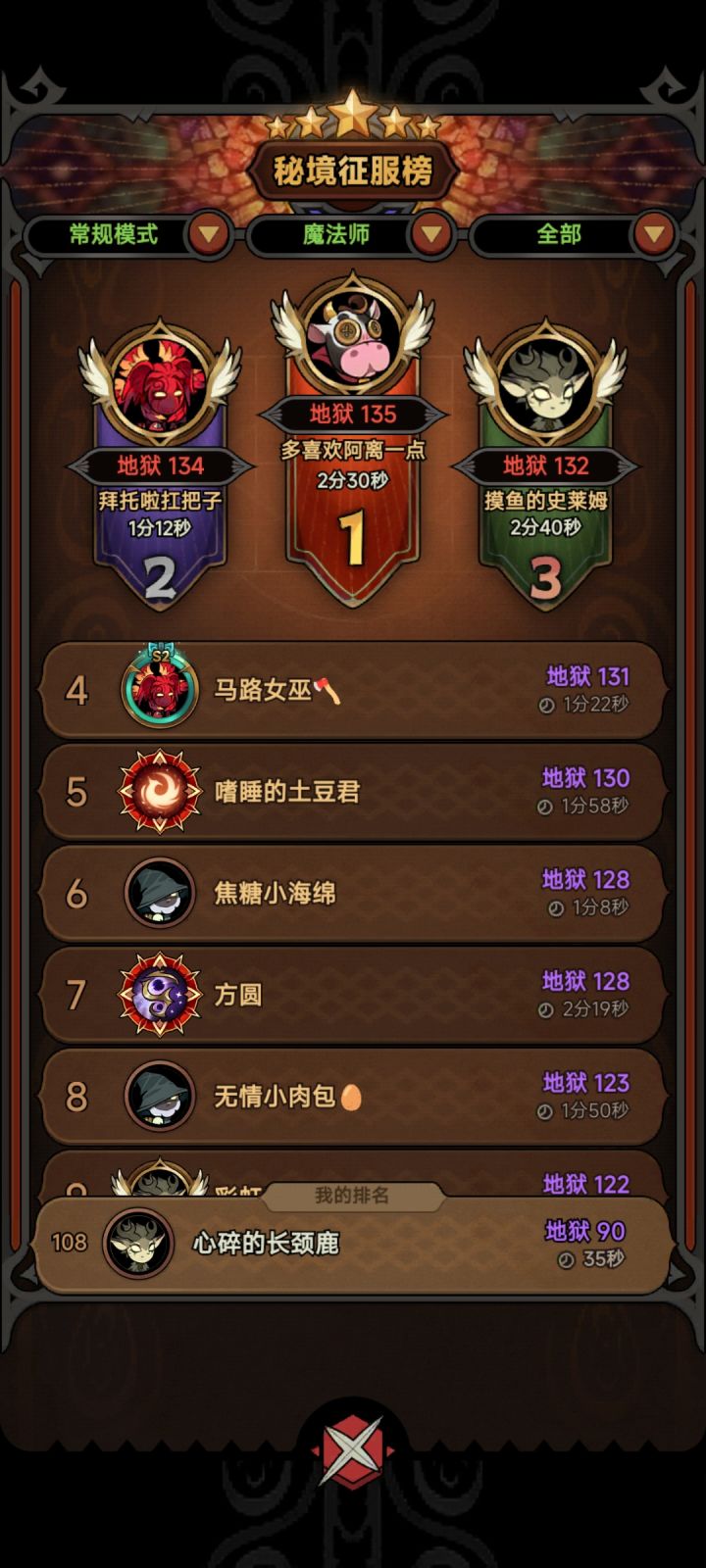 榜一10潮汐 435神圣才135关截图