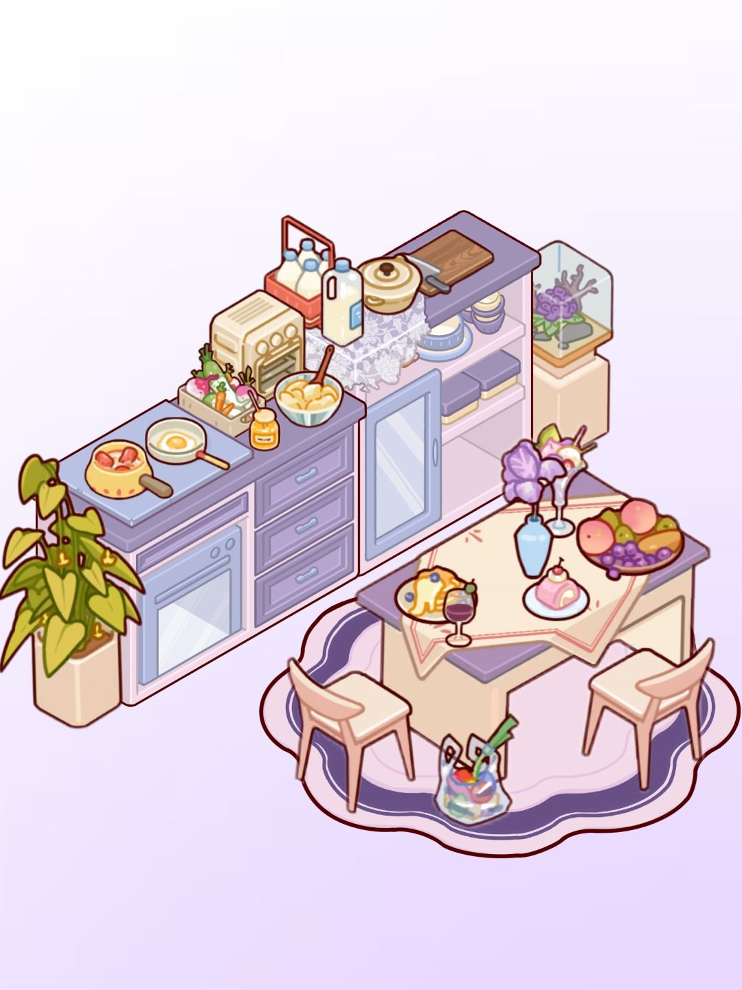紫色家具 2