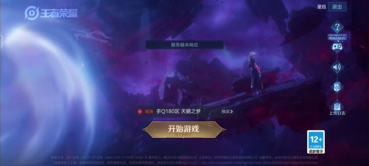 好家伙，服务器崩了截图