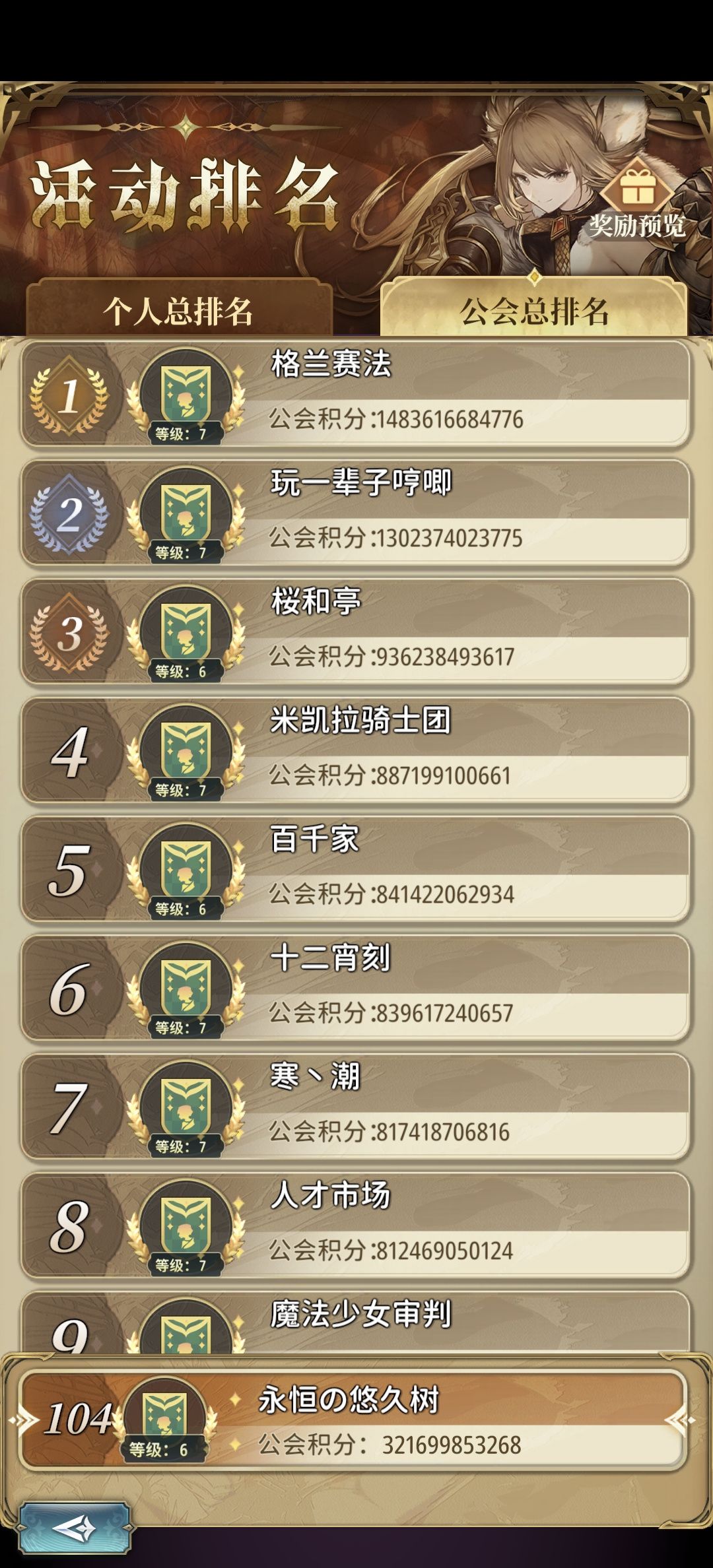 7级树P团招人 1
