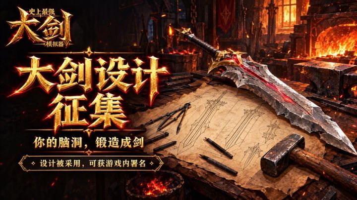 【大剑设计征集】你的脑洞，可能成为下一把大剑！截图