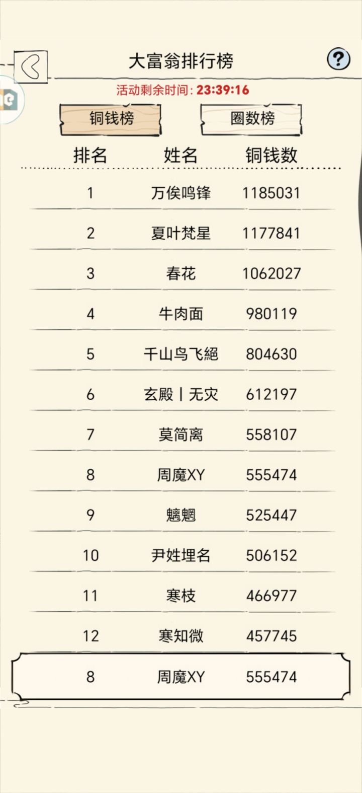 萌新燃尽了截图