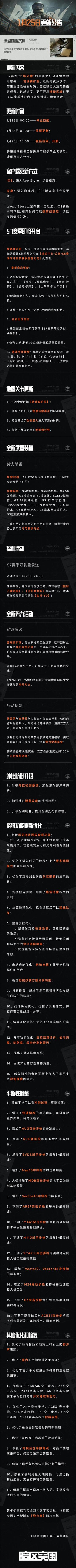更新公告丨S7赛季「导火索」即将点燃，全新地图揭开帷幕！