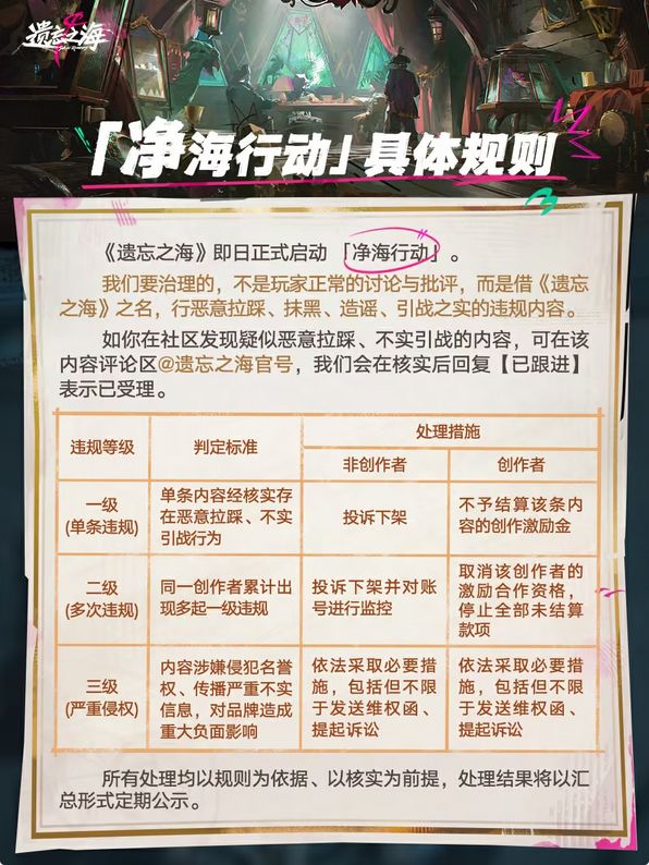 被吃黑流逼急!遗忘之海严打 3