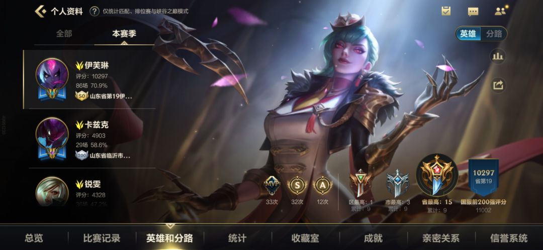 天真的我还在某个夜晚还想着能不能冲一波国服 3