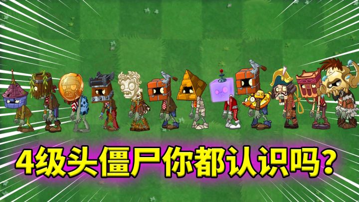 pvz2:盘点拓展关的4级头僵尸!截图