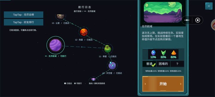 无尽怎么解锁难度?截图