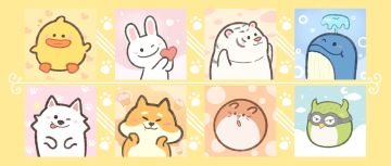 萌到冒泡的治愈系可爱头像~