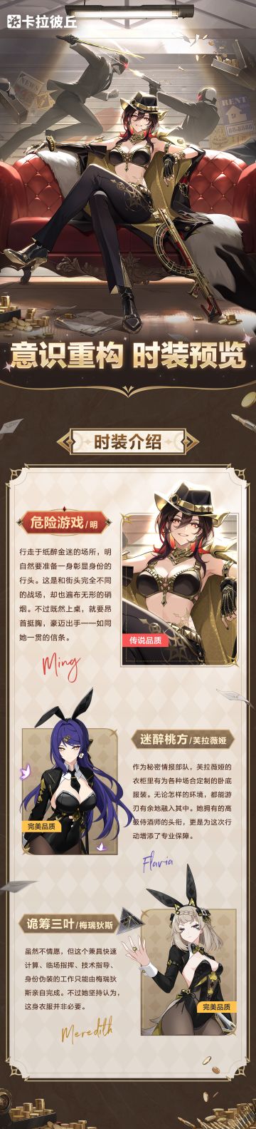 「意识重构-危险游戏」时装一览