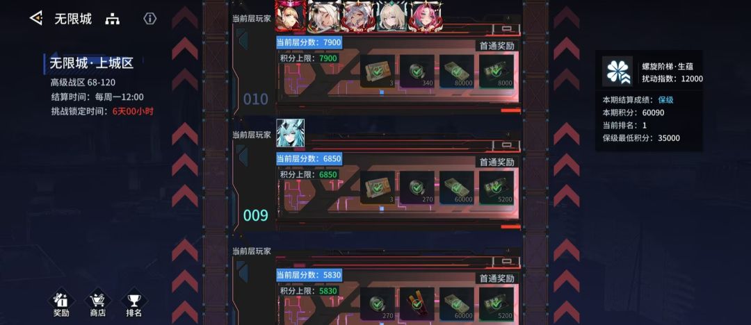 【锚点降临】6月29日无限城满分阵容分享截图