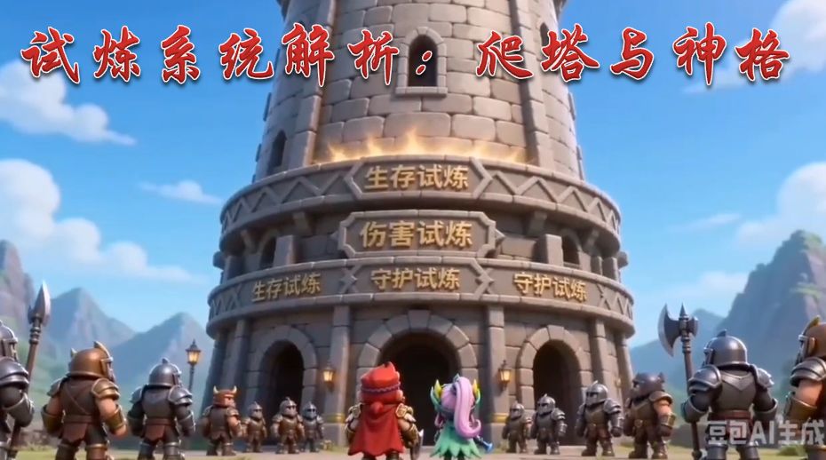 试炼系统解析：爬塔与神格截图