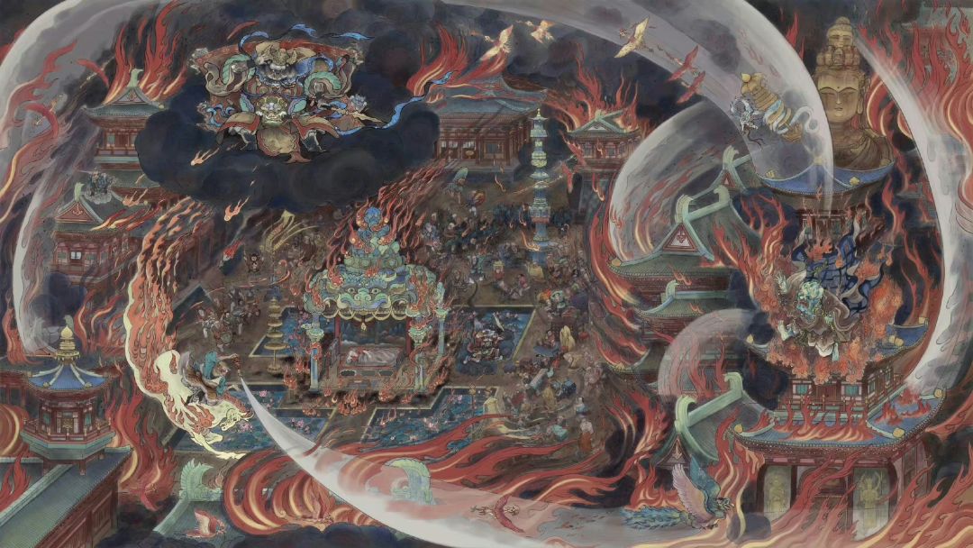 速存!!!黑神话悟空全部通关卷轴高清图 1