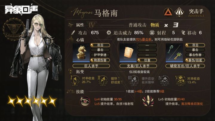 马格南!角色测评,半周年限定超级大C!「异象回声」截图
