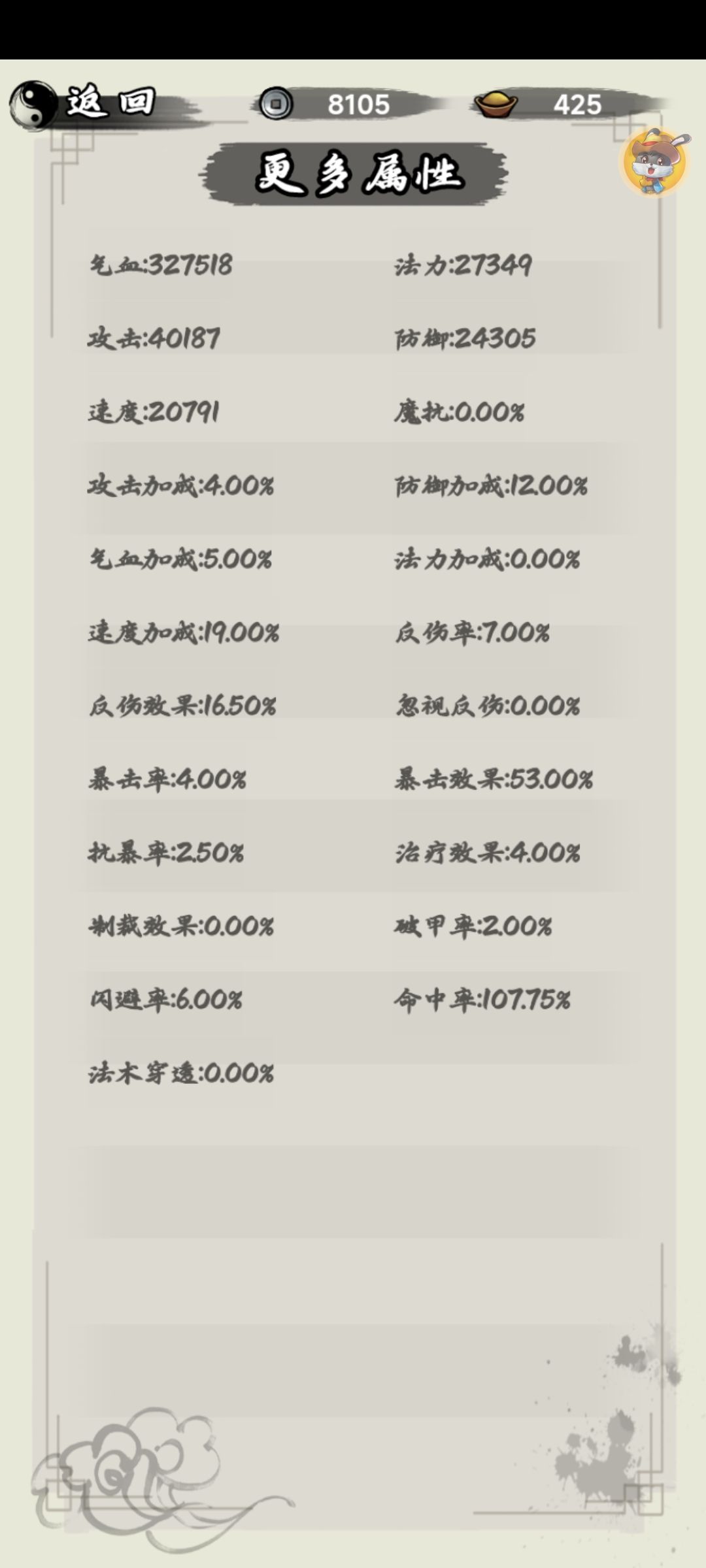 法宝的暴击率是没用的吗？ 2