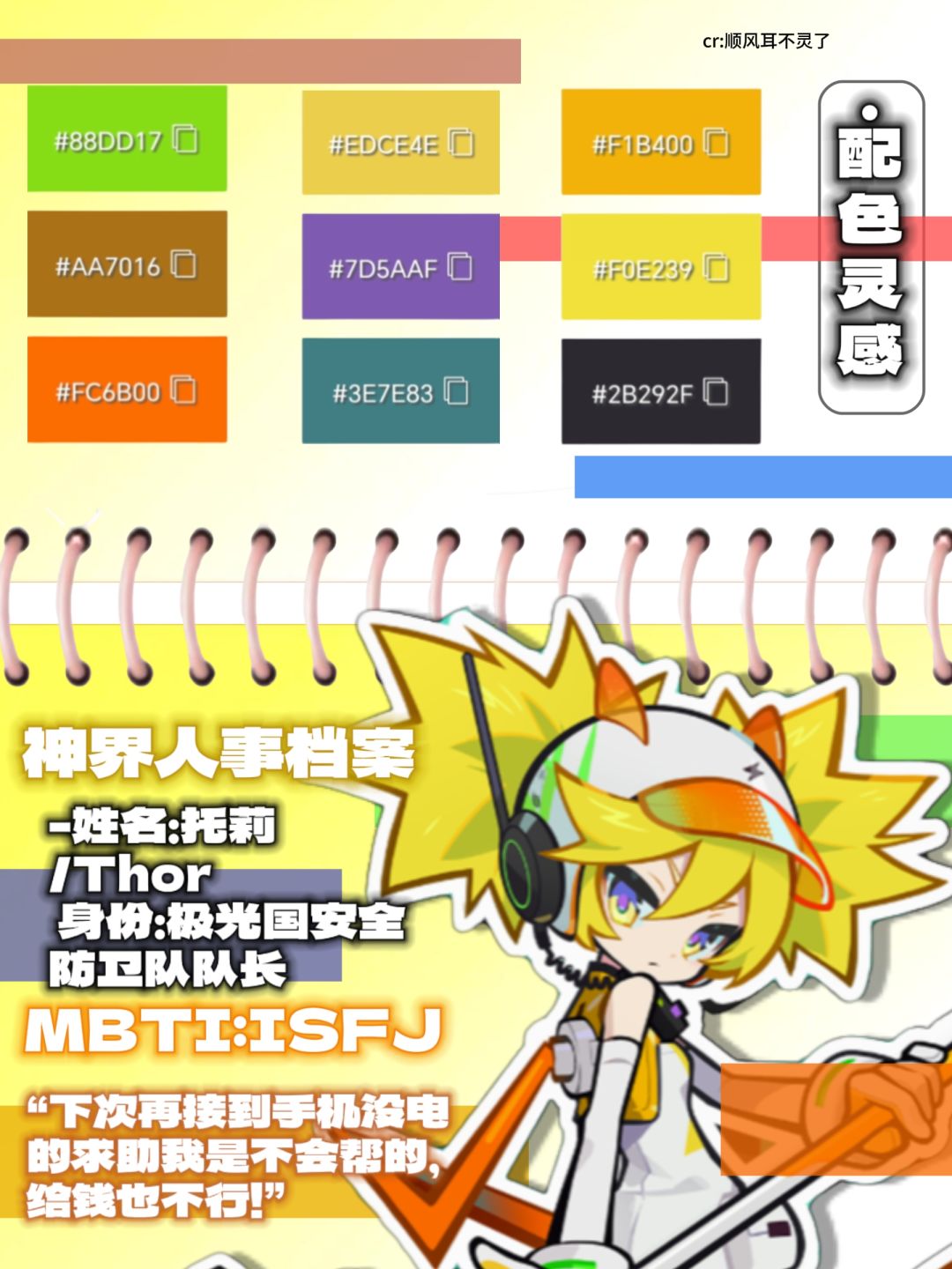 乱涂彩世界✖️角色MBTI｜神界档案💭② 3