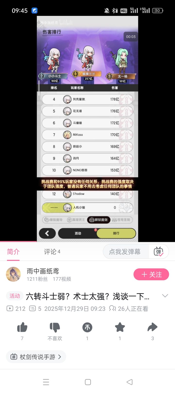 神人up,直接忽略挑战赛截图