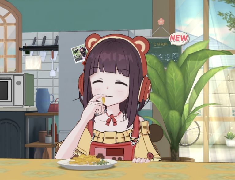 只是一点家桃进食的图片🍙 1