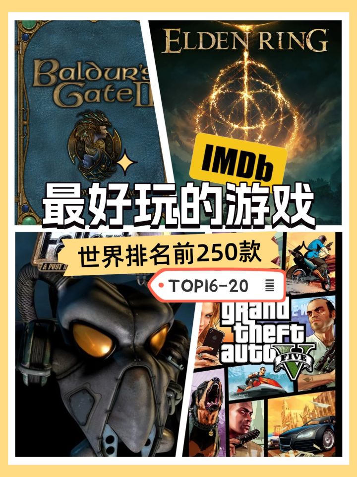 IMDb全球TOP250游戏盘点|16-20名!全是神作截图