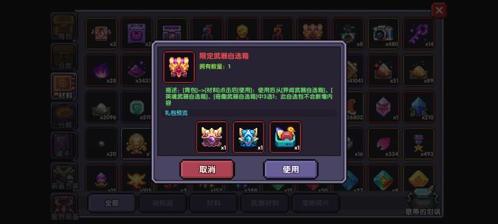 限定武器自选箱选什么好截图