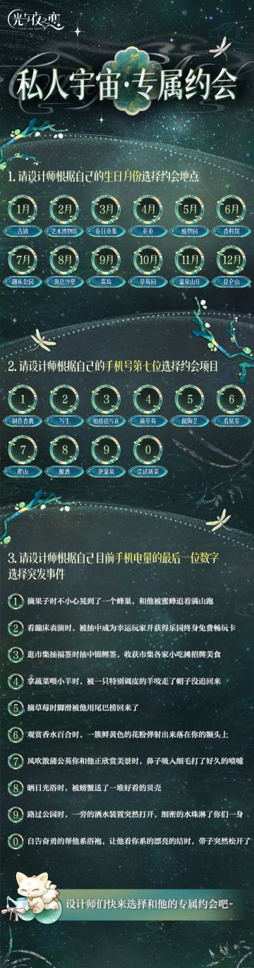 【已开奖】有奖互动｜私人宇宙·专属约会