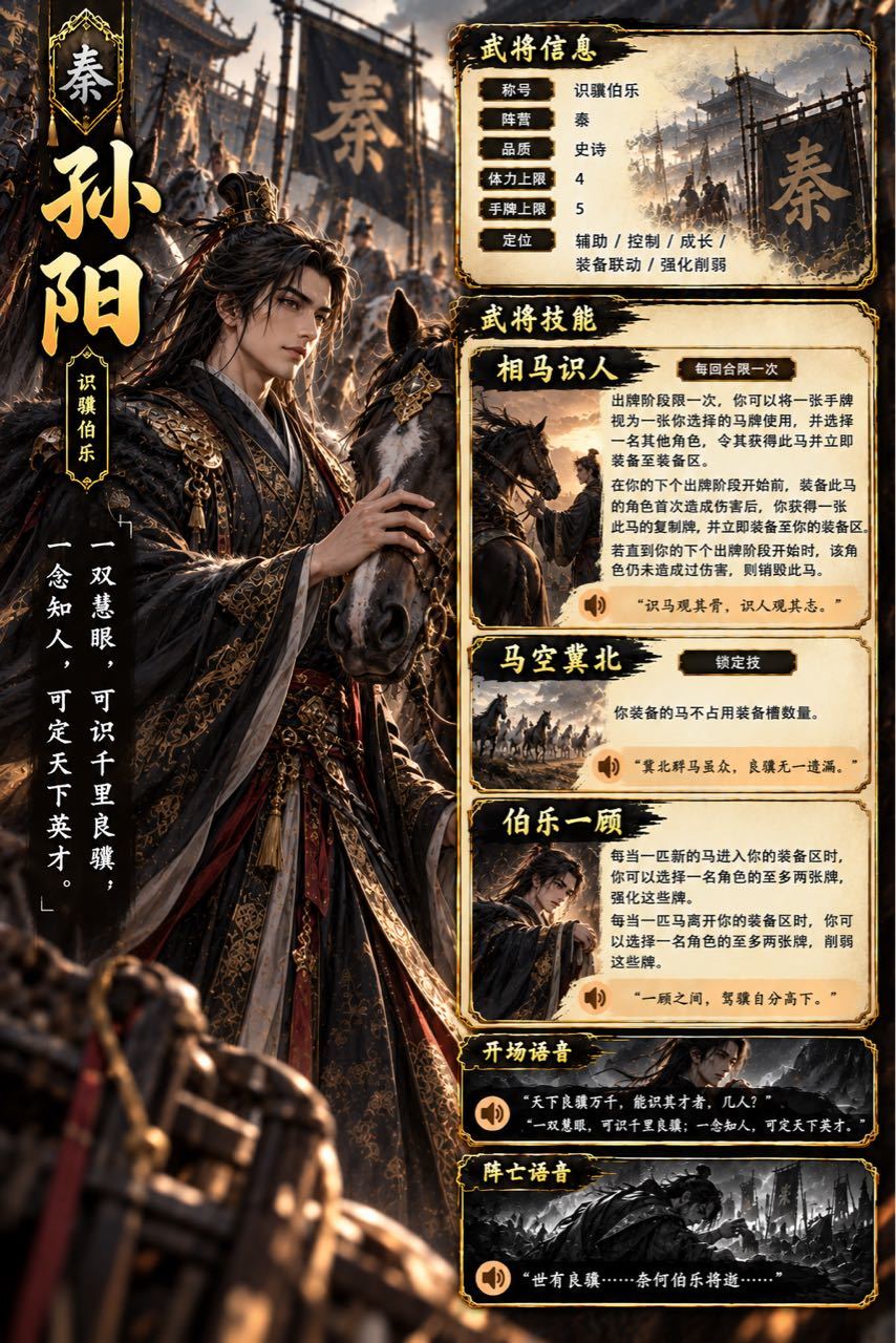 自创武将,伯乐孙阳 7