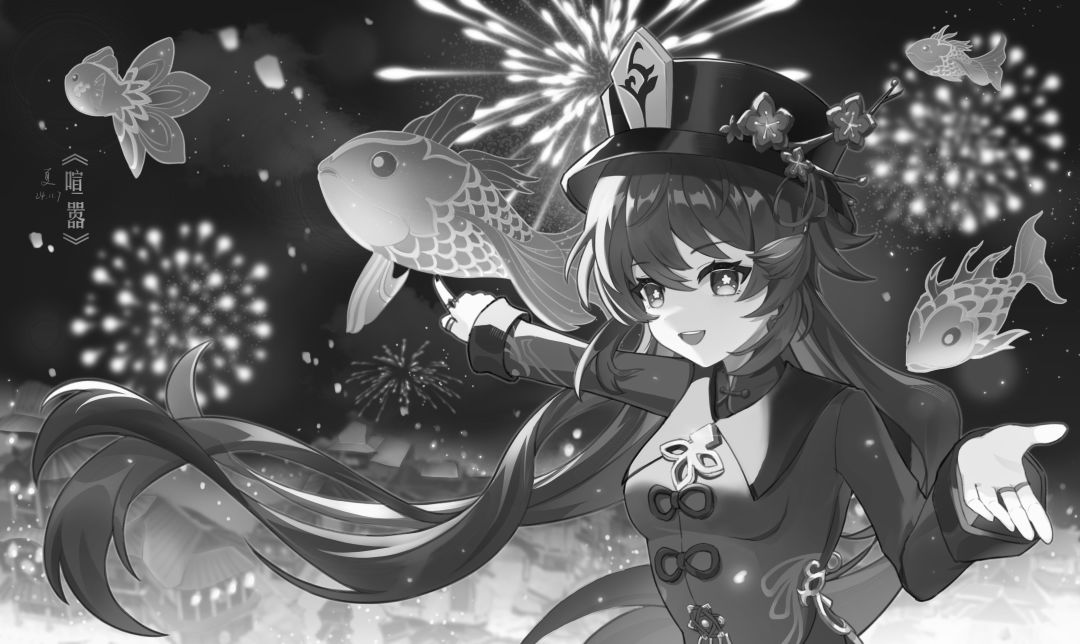 「胡桃」绘画 喧嚣 3