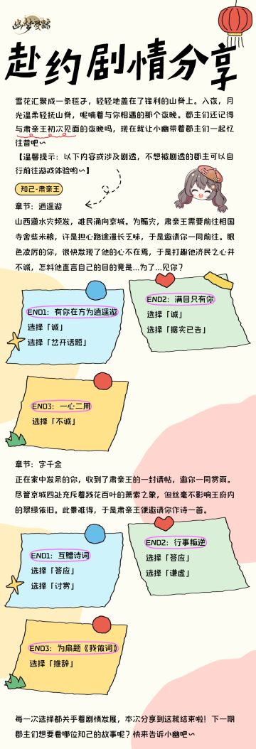 攻略 | 赴约剧情选项分享②