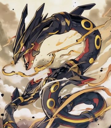 全新Pokemon 黑暗烈空坐vs固拉多