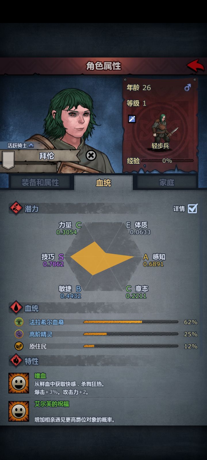 有人知道这个血该怎么配吗?截图