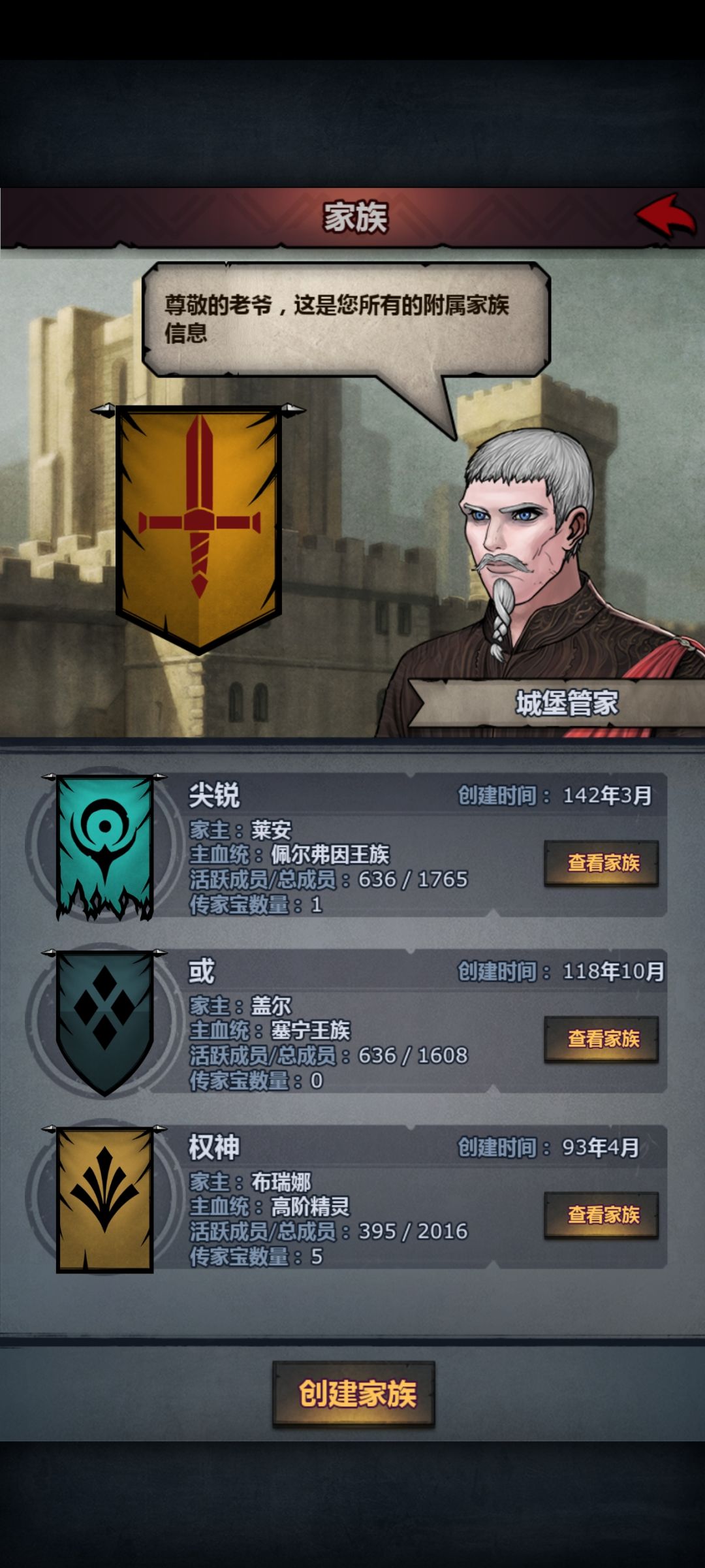 脑壳疼,要不要把三个家族合并了? 1