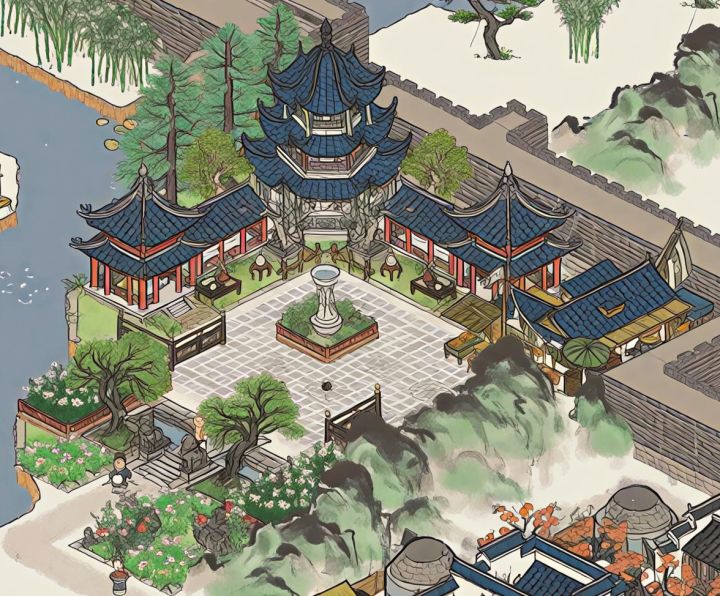 很喜欢的徽州府小角落截图