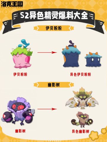 洛克王国 异色精灵新爆料！反差萌直接戳中