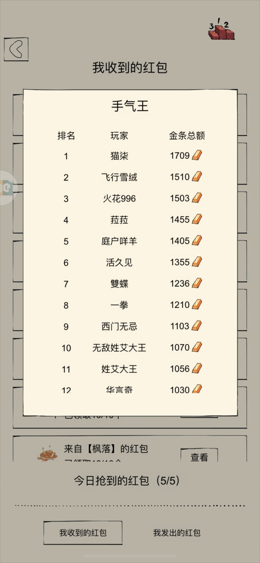 红包活动终于结束了 1