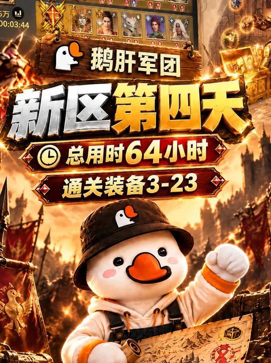 新区开荒64小时通关装备3-23截图