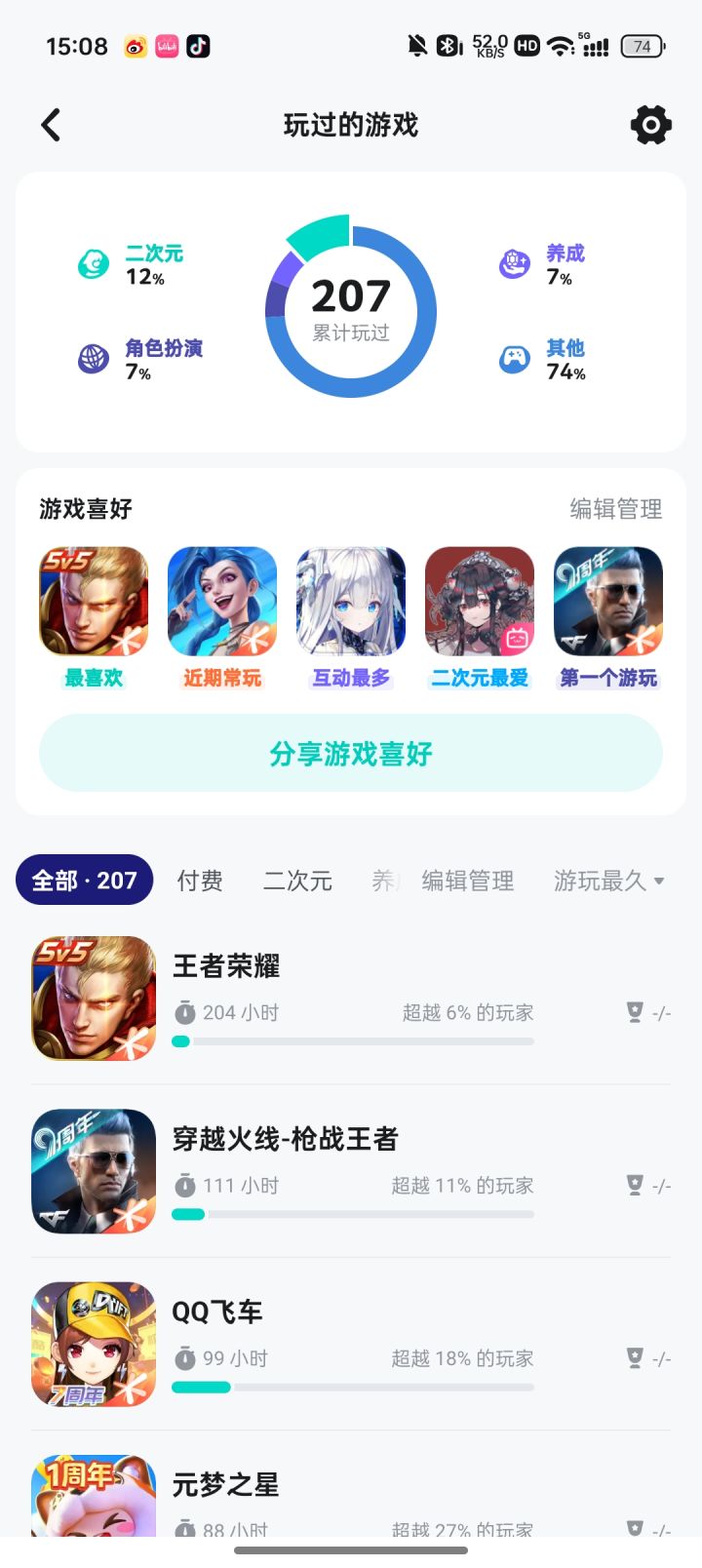 女生都喜欢玩什么游戏截图