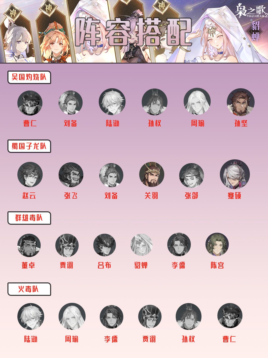 【三幻2】阵容推荐(懒人专属)截图