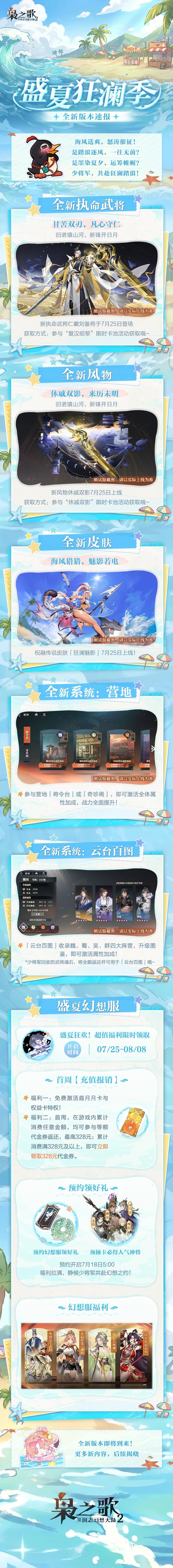 盛夏狂澜季7月25日上线!仁羲刘备执命将 1