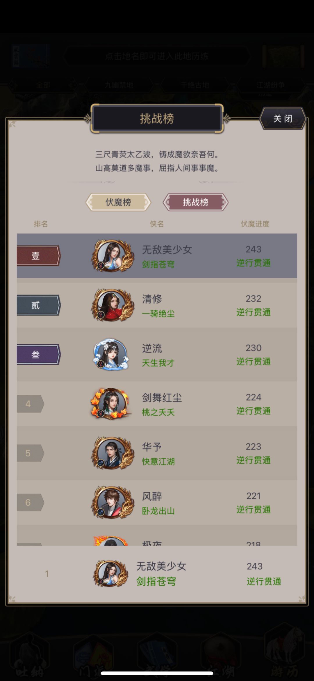 伏魔岛最新进度——坐标五大区 2