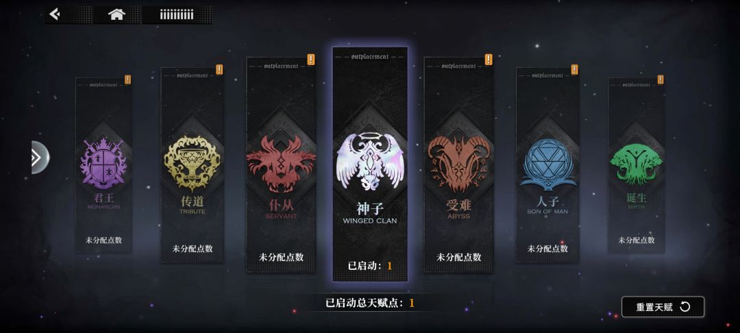 职业天赋 1