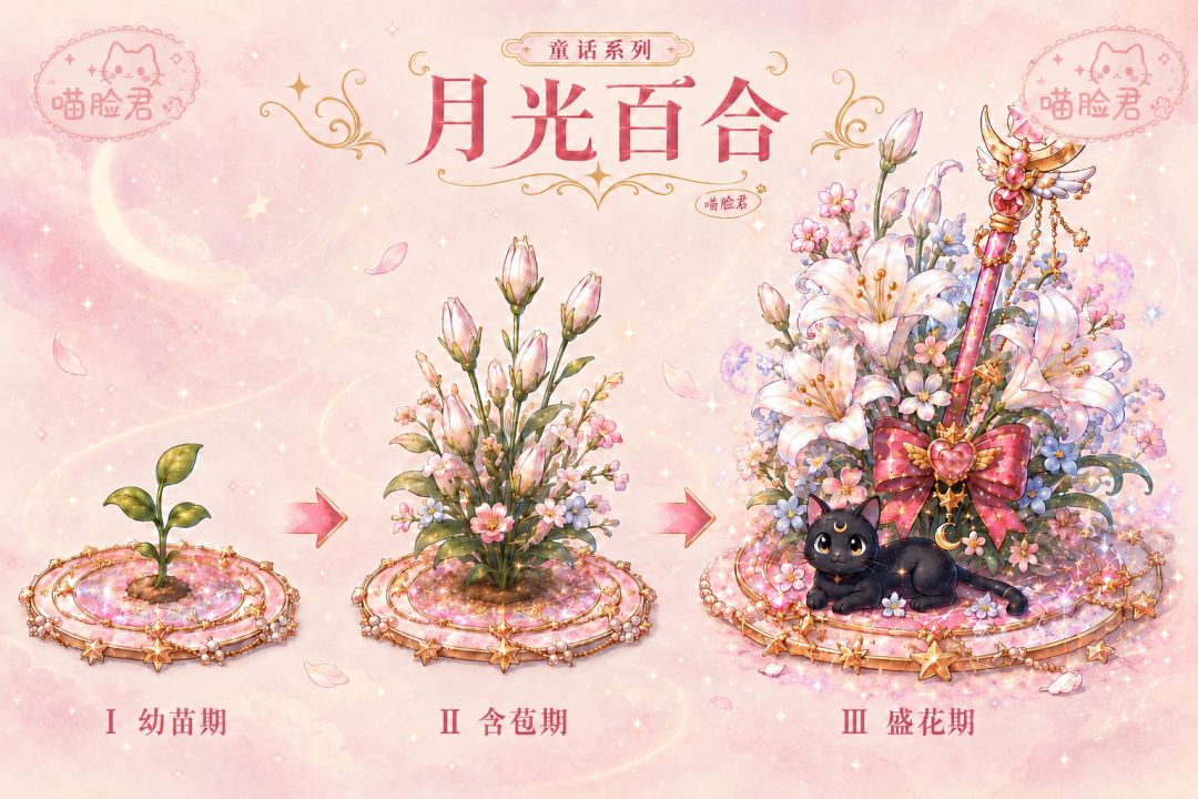 🌙🌸✨ 水冰月主题·鲜花设计稿 2