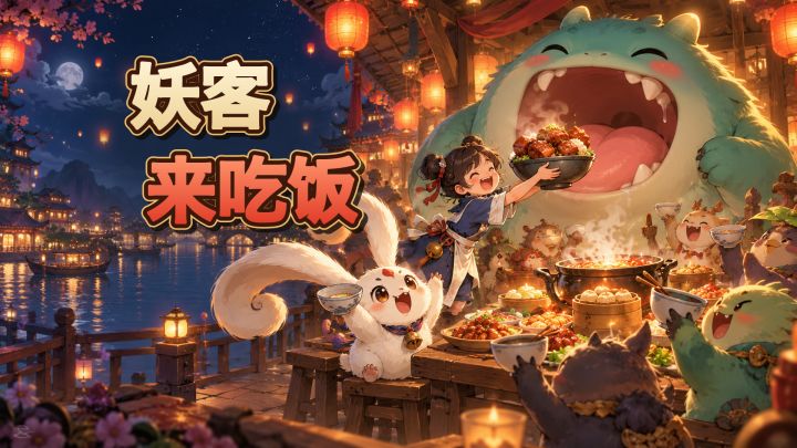 开发日志 #1|你最想请哪只妖客吃饭?截图