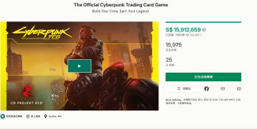 赛博朋克TCG众筹狂揽1200万美元刷新影史纪录