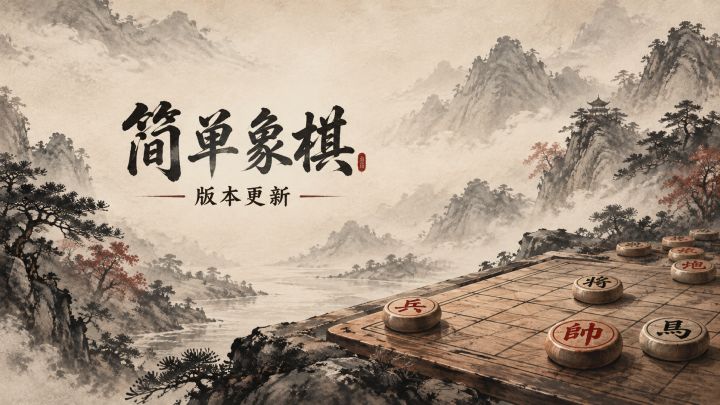 《简单象棋》版本更新:修复多项问题,局域网对战与界面体验优化截图