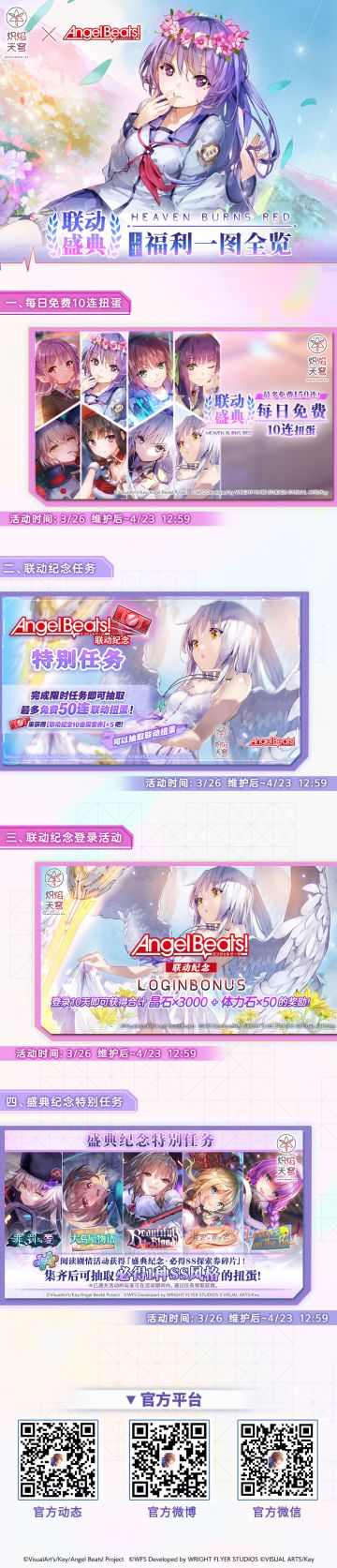 《炽焰天穹》联动盛典·上半福利一图全览