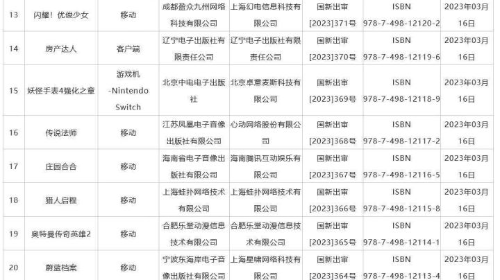 有版号了截图