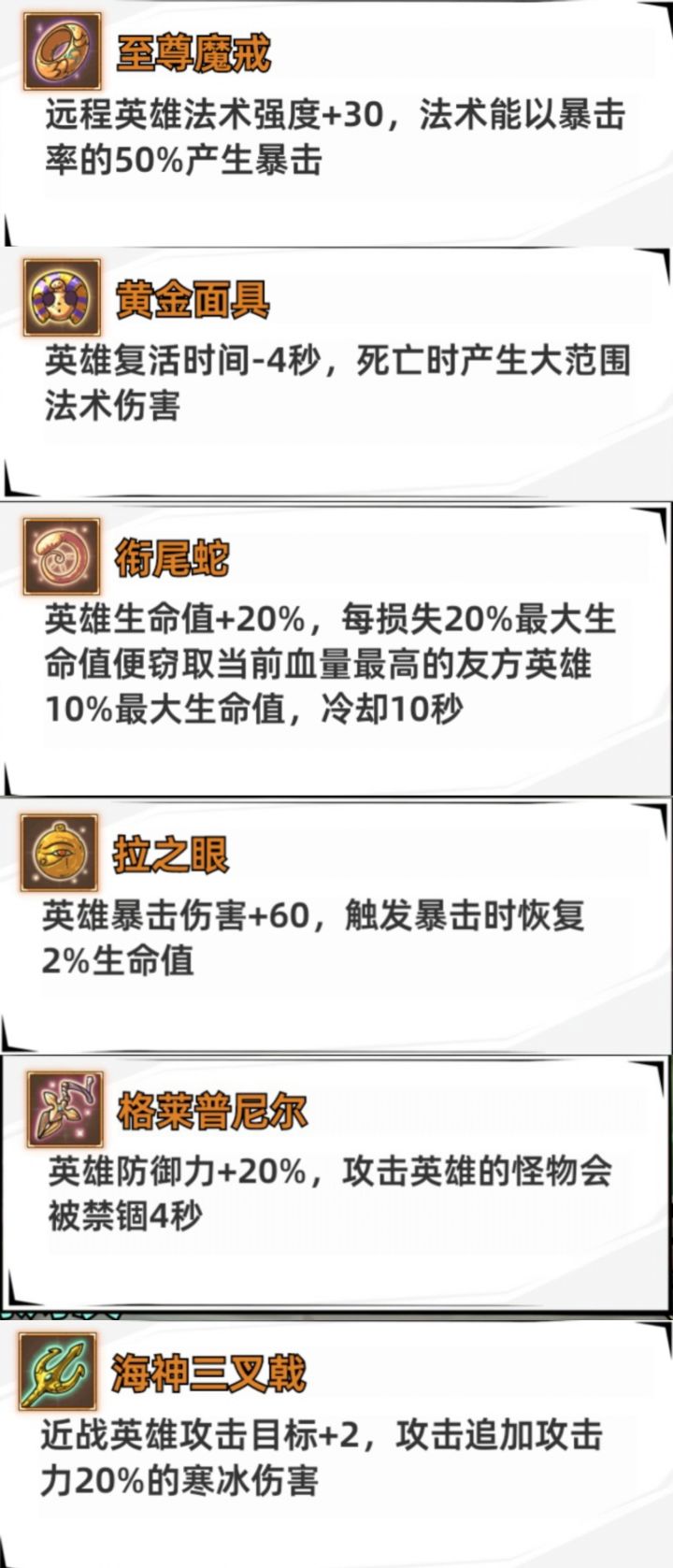 每日挑战,部分圣物截图