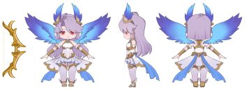 角色模型曝光# 公开三位角色的模型视图