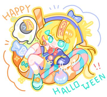 万圣节！！！！！画个糖果姥姥！！！！！