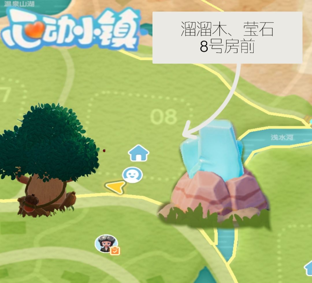 心动小镇溜溜橡木无瑕莹石位置1月25号 2